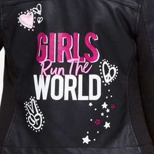 Justice Jackets & Coats - JUSTICE Girls 16/18 Run the World Moto Jacket Justice Jackets & Coats - JUSTICE Girls 16/18 Run the World Moto Jacket